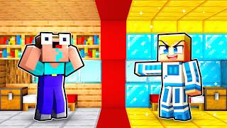 PODZIELIŁEM JEGO DOM NA DÓŁ PRANK w Minecraft
