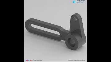 Angle Lever in CATIA V5 | CATIA V5 Part Modeling Practice for Beginners | CS CAD TECHNOLOGIES