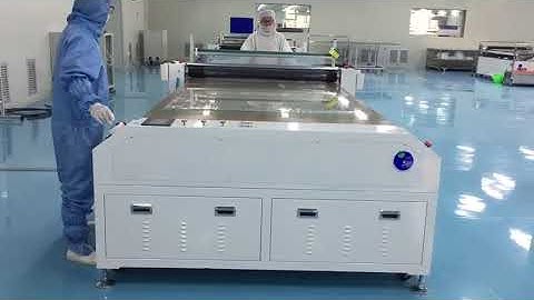 Large size film laminator | Pcap touchfoil laminator     #touchscreen #touch #lcddisplay