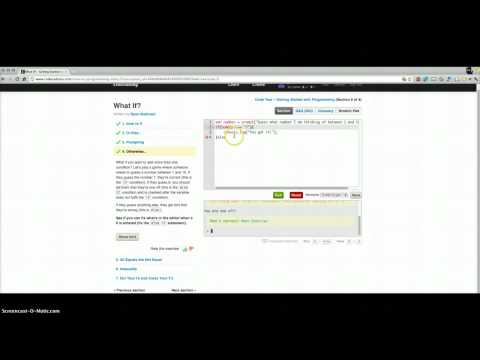 Javascript Programming - CodeCademy.com