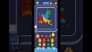 Pixel Flow How to beat Level 1164 walkthrough solution, no power ups(no commentary just chill music)