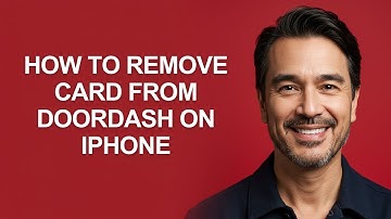 How To Remove Card From Doordash On Iphone - KevinHowTo