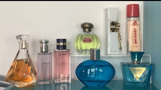 What I Wore Last Week including La Rive Her Choice Tocca Lucia Guess Seductive Blue