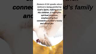 Bible Verse of the Day I Romans 8:14 I Led by the Spirit of God #shorts