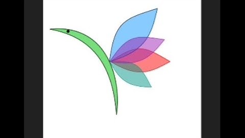 making a bird logo in pixel lab using bezier tool