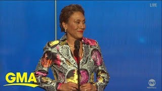 Robin Roberts Honored With Sager Strong Award At 2019 Nba Awards Gma