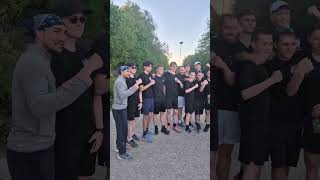 Another 5km with WBC champ Dalton Smith. Guest Teofimo Lopez in Sheffield now #boxing #run #champ