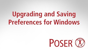 Upgrading and Saving Preferences in Poser 12 for Windows