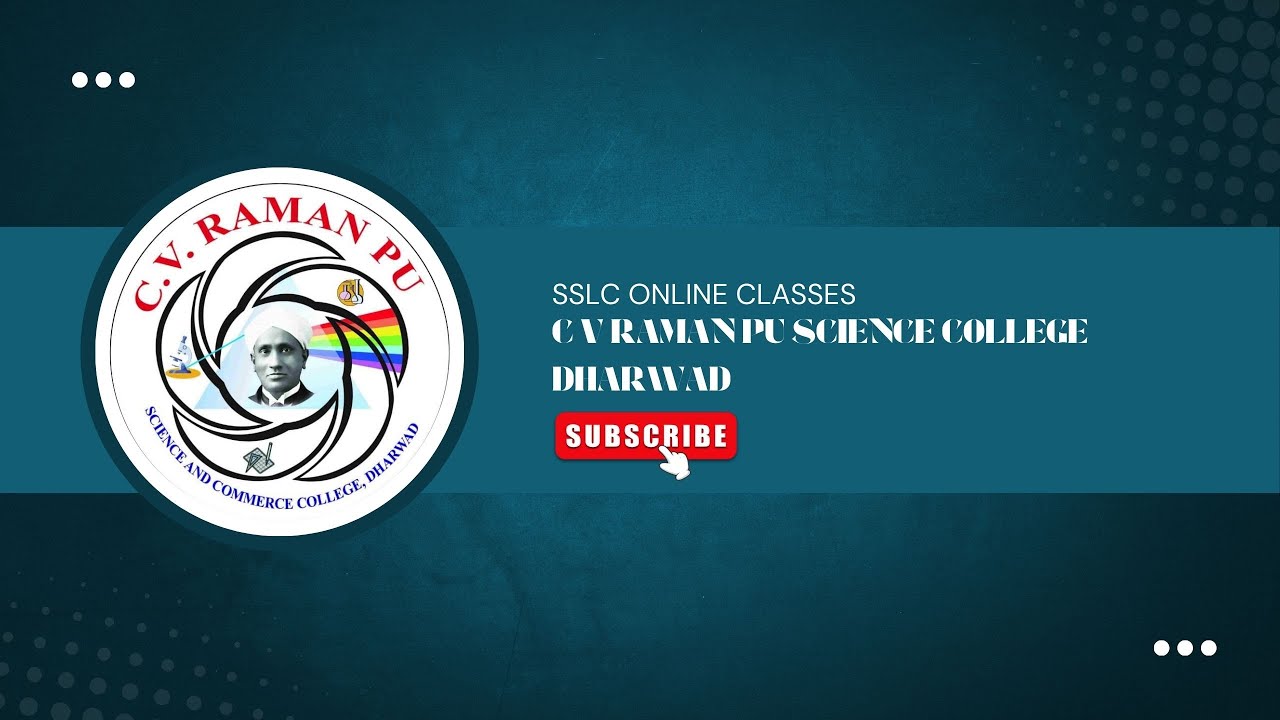 C V RAMAN PU SCIENCE AND COMMERCE COLLEGE, DHARWAD
