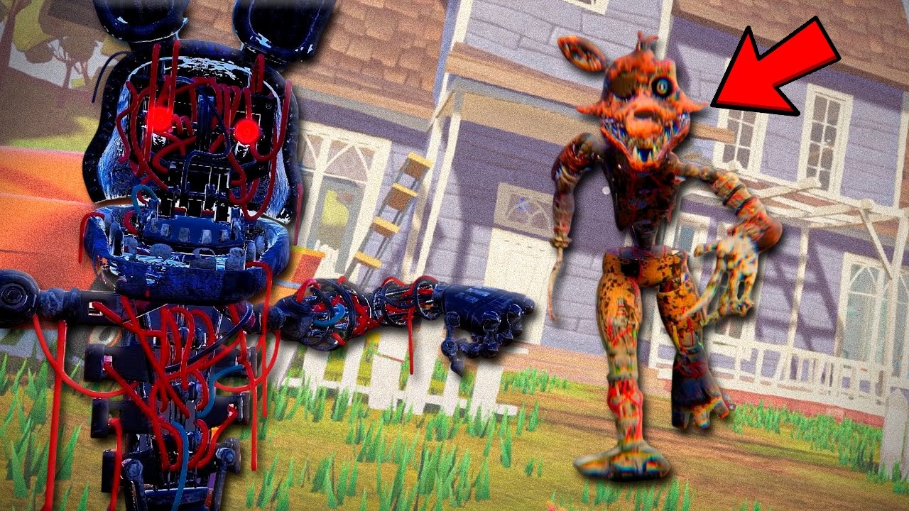 BONNIE y FOXY Ahora Están JUNTOS en HELLO NEIGHBOR! | FNAF MOD