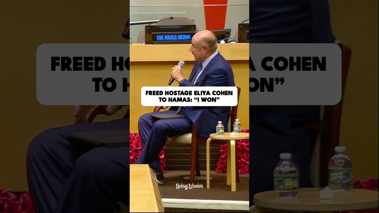 Freed Hostage Eliya Cohen Tells His Hamas Captors in Front of Dr. Phil: "I WON"