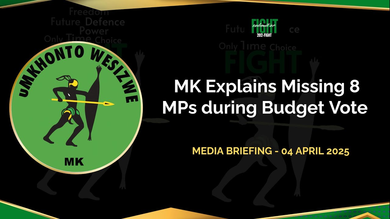 MK Explains Missing 8 MPs during Budget Vote