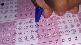 OMR sheet Barane ka practice.and Mistakes...