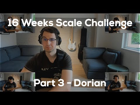 dorian-mode---bass-exercises-+-fingering---(16-weeks-scales-challenge---part-ii)