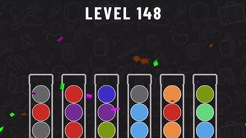 Ball Sort Puzzle Level 148 #ballsortpuzzle #ballsortpuzzlegameplay #puzzlegame #mobilegames