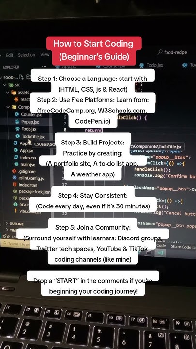 How to Start Coding (Beginner’s Guide) #coding - YouTube