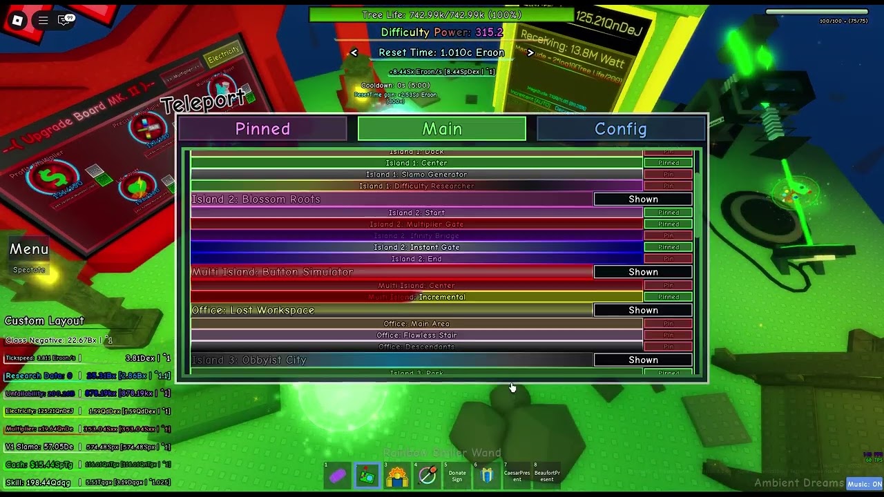 TDUTR Present Locations