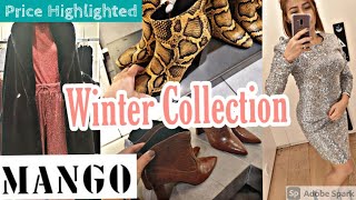 MANGO  Winter Collection BOOTS  TRENCH COATS  &amp; JACKETS | WITH QR CODE