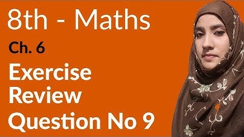 8th Class Math, Factorization,Simultaneous Equations Review Exercise Q 9 - 8th Class Maths