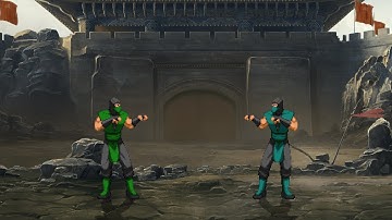 Reptile (2025 Update) from Mortal Kombat In CVS POTS Style for Capcom Vs SNK Evolution Kore
