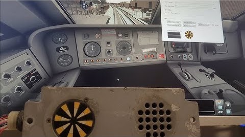 Real AWS Unit demonstration in Train Sim Classic