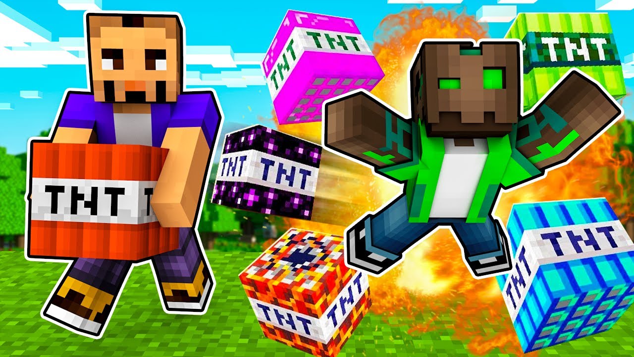 ⁣Trolleé a mi Amigo con Super TNT (Minecraft)