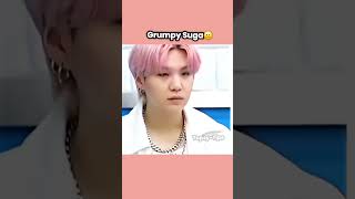 Grumpy Suga is also cute☹️ #suga #yoongi #minyoongi #bts