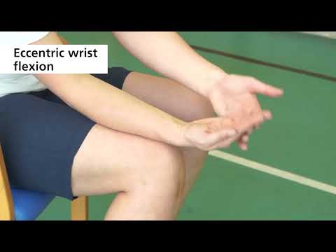 Eccentric wrist flexion