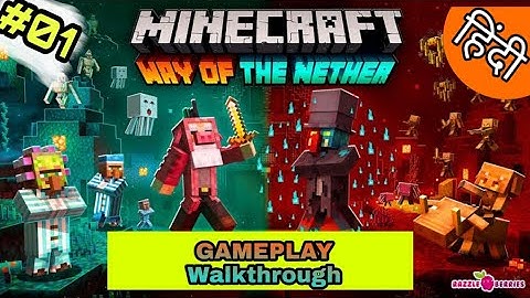 Way Of The Nether Minecraft Pe | Adventure Map | Gameplay With Ashu | Part 1
