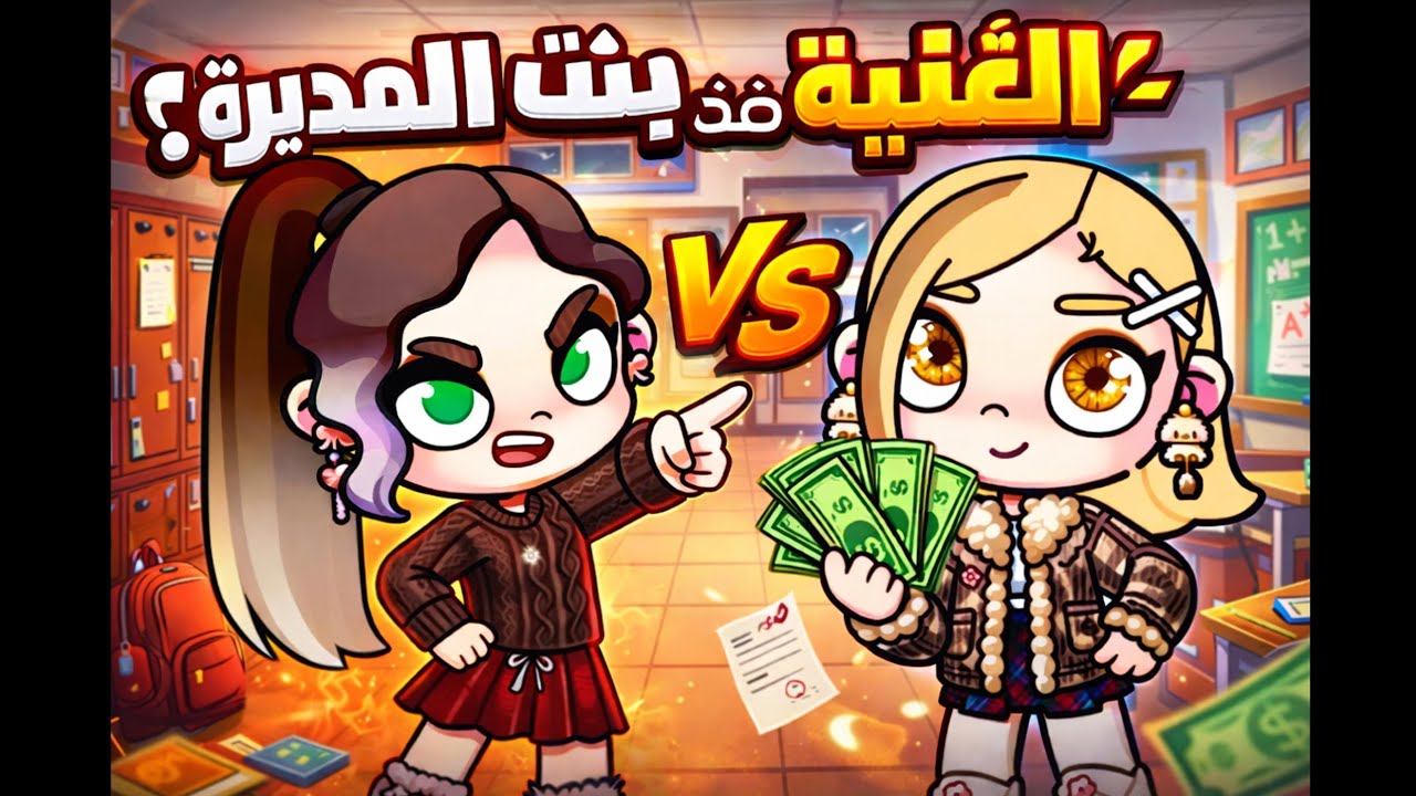 فيلم بنت المديرة والبنت الغنية avatar world /افلام افاتار ورلد 