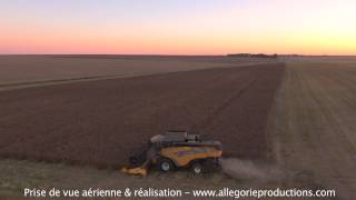 Vidéo drone des moissons en Eure et Loir