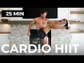 25 min cardio hiit  burn 400 calories  no equipment no repeats