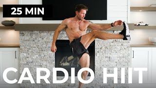 25 Min CARDIO HIIT | Burn 400 Calories 🔥 [No Equipment, No Repeats]