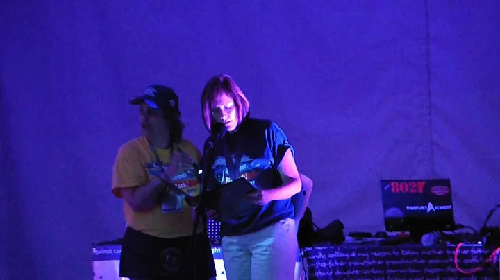 Reading my Poem at Franklin County Relay for Life ...