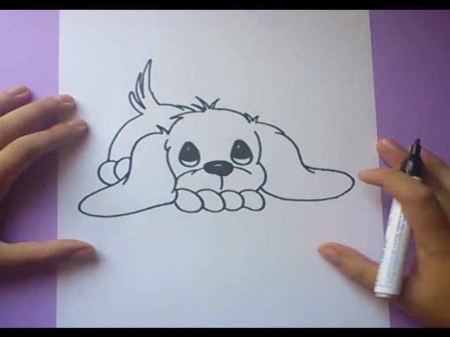 Como dibujar un perro paso a paso 3 | How to draw a dog 3 - thptnganamst.edu.vn