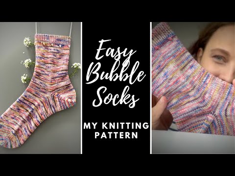 Fast and Easy Socks in Fingering Weight yarn - how to count rounds rows in  knitting by knittingILove 