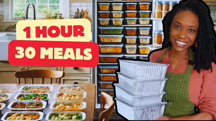 Cook Once and Eat for a Month! Fill Your Freezer with NO RECIPE Needed From Scratch Freezer Meals