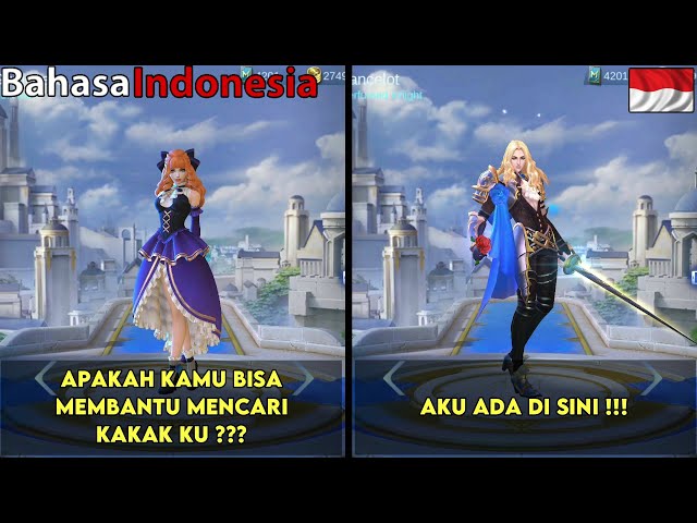 Percakapan Hero Adik Kakak mobile legend bahasa Indonesia || Dialog Hero Kakak u0026 Adik class=