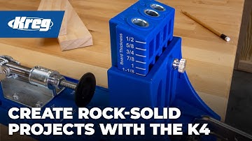 Create Rock-Solid Projects With The Kreg Pocket-Hole Jig K4