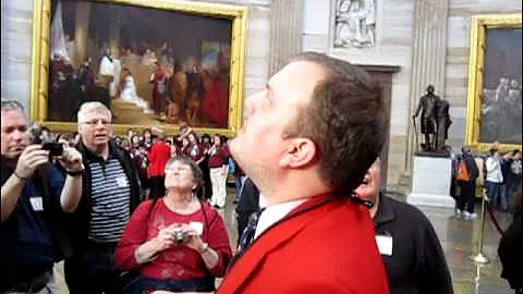 The U.S. Capitol rotunda tour
