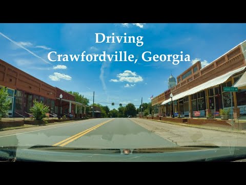 Crawfordville, Georgia - USA Drive Tour | 4K/60FPS