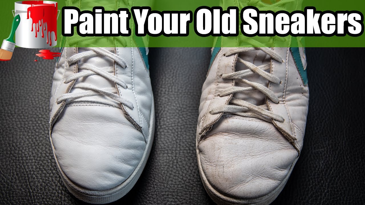 how to spray paint shoes