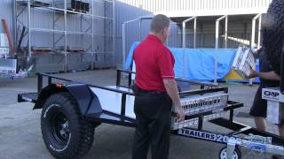 Jamie Hazelden picks up Trailers 2000 Extreme Off Road quad trailer