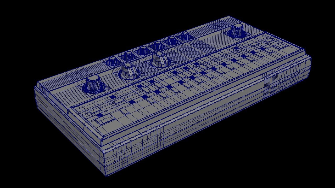 Roland TB-303 - Modeling Tutorial in Maya - PART 55 - YouTube