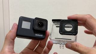 GoPro HERO7 BLACKにハウジングを取り付ける方法