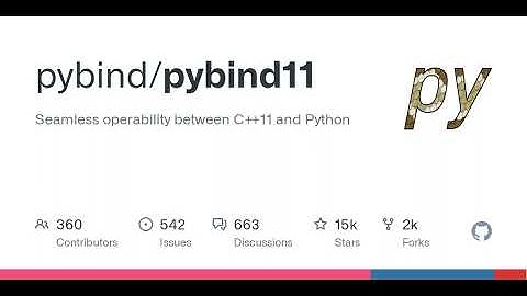 GitHub - pybind/pybind11: Seamless operability between C++11 and Python