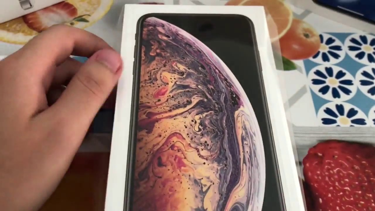 DÉBALLAGE DE L'IPHONE XS MAX GOLD PRISE EN MAIN YouTube