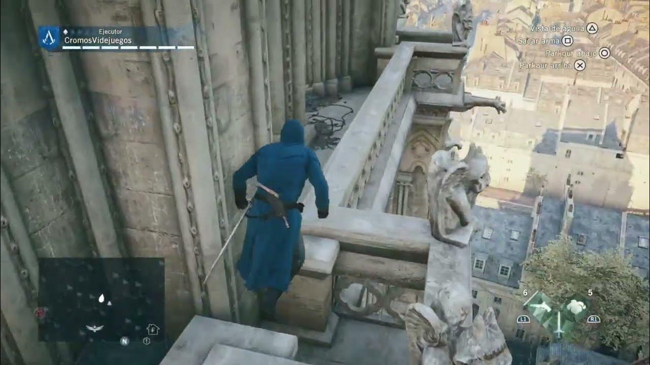 Assassin's Creed Unity Notre Dame Tutorial sincronización atalaya YouTube