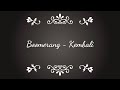 Boomerang - Kembali (Video lirik)