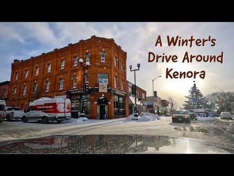 A Winter's Day Drive Around Kenora, Ontario | Dash Cam Series